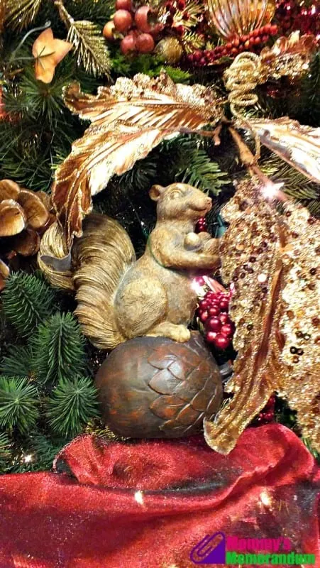 wilderness at the smokies squirrel ornament