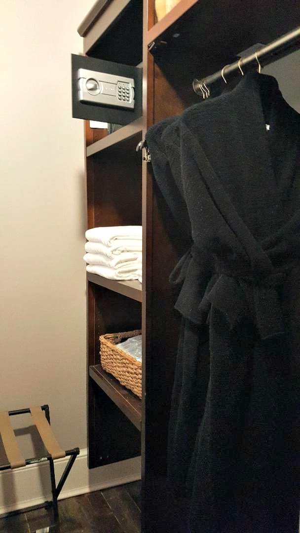 windsor boutique hotel cashemere robes and plush towels and slippers