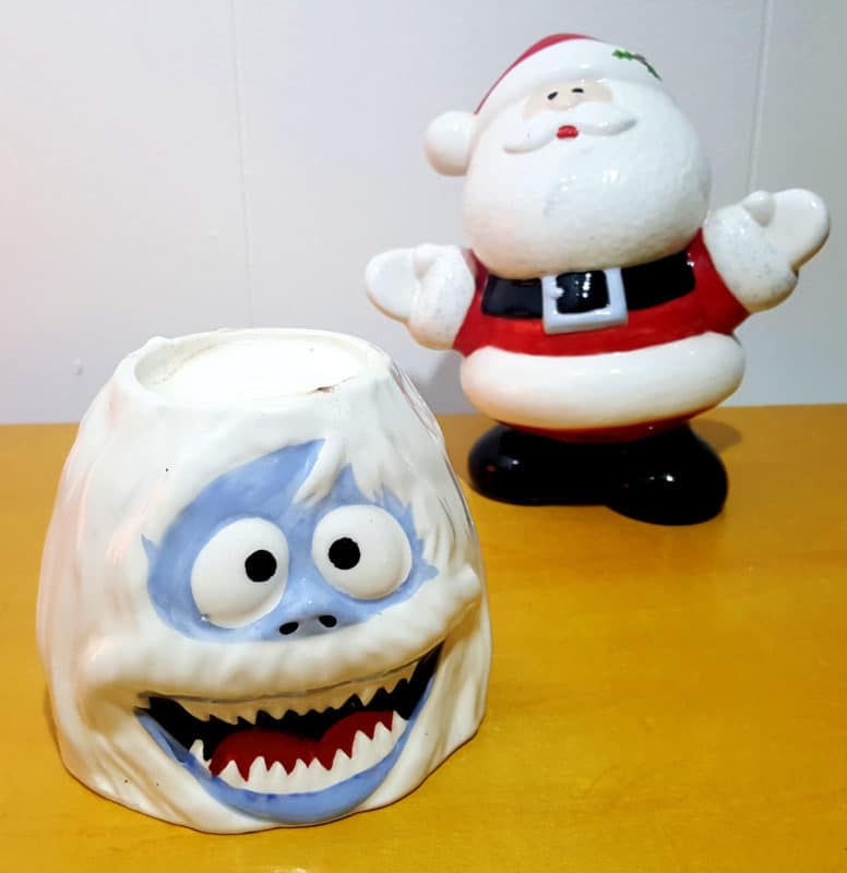zak designs abominable snowman sculpted ceramic mug